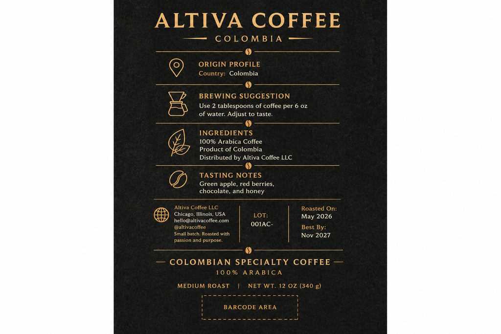COLOMBIAN SPECIALITY COFFEE